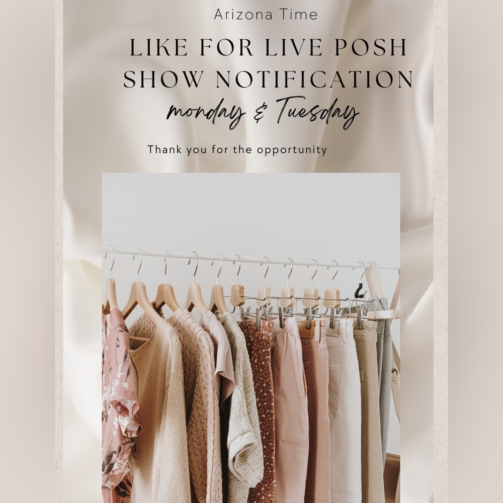 LIVE SHOW NOTIFICATION. LIKE TO KNOW WHEN I GO LIVE
